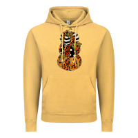 Vintage Mustard leopard pumpkin polka dot sunflower Vintage Hoodie - JahusDesignShop