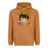 Meerkat LGBTQ+ Queer Portrait With Crown And Rainbow Heavyweight Hoodie - BundleAndBundleShop
