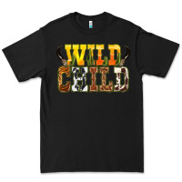 Black Western wild child Premium Tee - texasbilliewilder