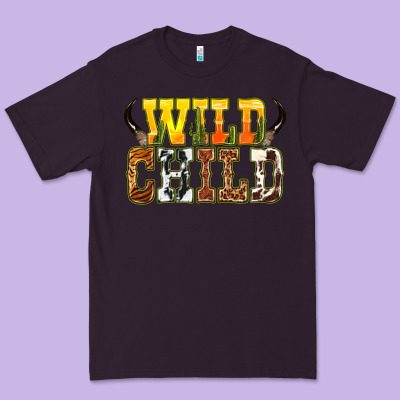 Premium Tee Western wild child