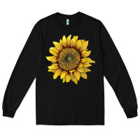 Black sunflower Long Sleeve Tee - Artiststas