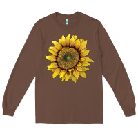 Chestnut sunflower Long Sleeve Tee - Artiststas