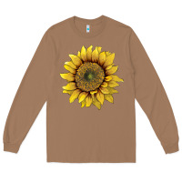 Toasted Coconut sunflower Long Sleeve Tee - Artiststas