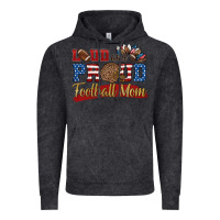 Vintage Black loud and proud football mom Vintage Hoodie - HRA Design Shop
