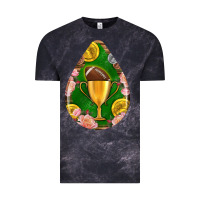Cloud Black american football and western roses teardrop Vintage Tee - BundleAndBundleShop
