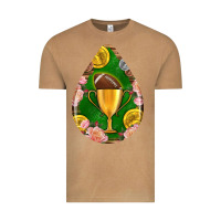 American Football And Western Roses Teardrop Vintage Tee | Teevron