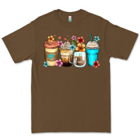 Cacao flowers with coffee Premium Tee - Zillion Design Studio