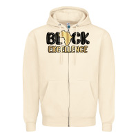 Sandshell black excellence Zipper Hoodie - MaliasSmallBusiness