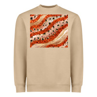 Mushroom orange glitter Heavyweight Sweatshirt - JahusDesignShop