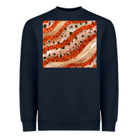 Navy orange glitter Heavyweight Sweatshirt - JahusDesignShop