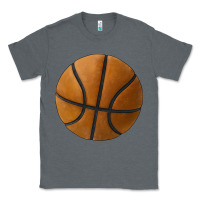 Charcoal Heather basketball ball Classic Tee - JahusDesignShop
