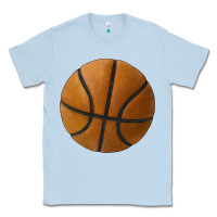 Dusty Blue basketball ball Classic Tee - JahusDesignShop