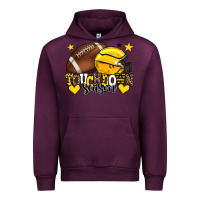 Mauve Wine Touchdown season American Football yellow team Urban Hoodie - HowdyJamesFarm
