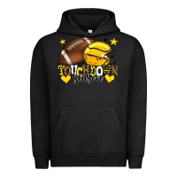 Pigment Black Touchdown season American Football yellow team Urban Hoodie - HowdyJamesFarm