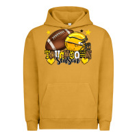 Pigment Peanut Butter Touchdown season American Football yellow team Urban Hoodie - HowdyJamesFarm