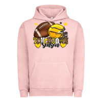 Pigment Salmon Touchdown season American Football yellow team Urban Hoodie - HowdyJamesFarm