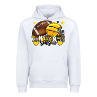 White Touchdown season American Football yellow team Urban Hoodie - HowdyJamesFarm