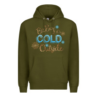 Army Green Baby It s Cold Outside Premium Hoodie - Bettercallsaul