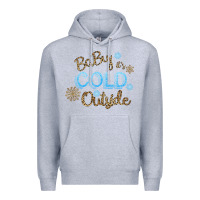 Heather Grey Baby It s Cold Outside Premium Hoodie - Bettercallsaul
