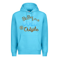 Ocean Blue Baby It s Cold Outside Premium Hoodie - Bettercallsaul