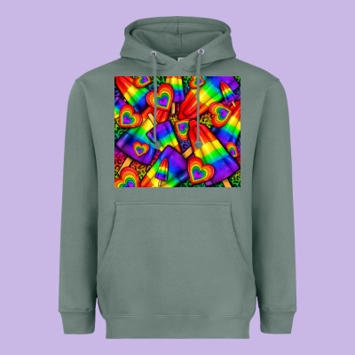 Western Lgbtq+ Pride Squad Tumbler Heavyweight Hoodie Designed By Bundleandbundleshop