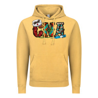 Vintage Mustard cna Vintage Hoodie - CowhideDigitalArt