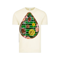 Vintage Arctic american football and western roses teardrop Vintage Tee - BundleAndBundleShop