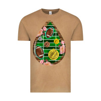 American Football And Western Roses Teardrop Vintage Tee | Teevron