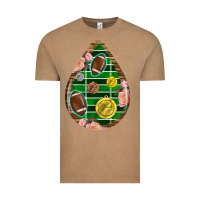 Vintage Coffee american football and western roses teardrop Vintage Tee - BundleAndBundleShop