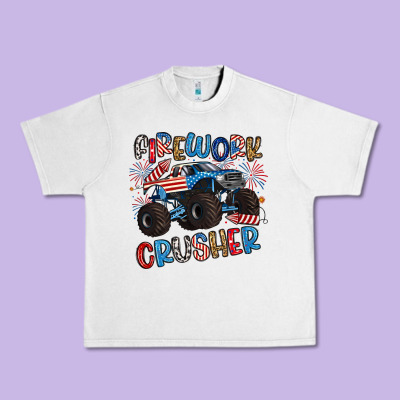 Firework Crusher Urban Heavy Tee Designed By Artiststas