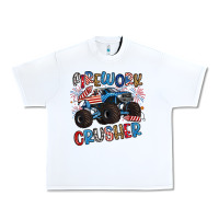 White firework crusher Urban Heavy Tee - Artiststas