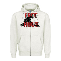 Free Hugs Zipper Hoodie | Teevron