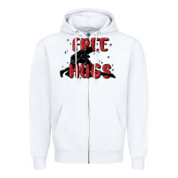 White free hugs Zipper Hoodie - MaliasSmallBusiness