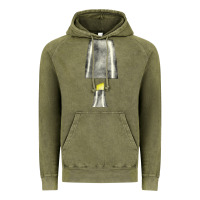 Vintage Olive yellow highlighter pen fa element Vintage Hoodie - FaDigitalArtStudio