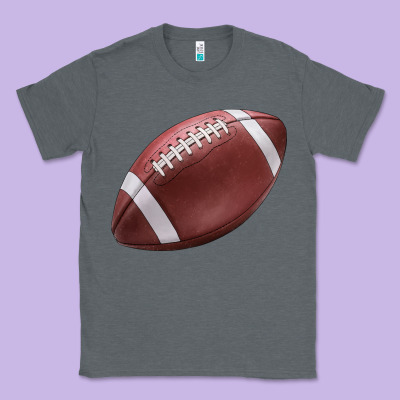 Football Ball Classic Tee Designed By Jahusdesignshop