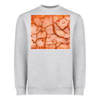 Heather Grey orange glitter Heavyweight Sweatshirt - JahusDesignShop