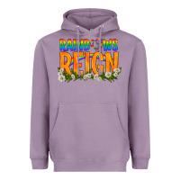 Lavender LGBTQ+ Rainbows Reign Heavyweight Hoodie - BundleAndBundleShop