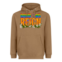 Toasted Coconut LGBTQ+ Rainbows Reign Heavyweight Hoodie - BundleAndBundleShop
