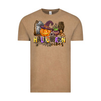 Vintage Coffee halloween vibes Vintage Tee - AdoDesignShop