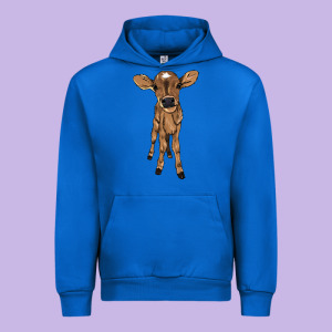 Baby Cow Urban Hoodie Designed By Howdyjamesfarm