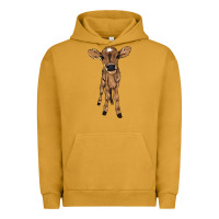 Pigment Peanut Butter Baby cow Urban Hoodie - HowdyJamesFarm