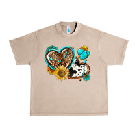 French Oak western leopard pride  hearts Urban Heavy Tee - AdoDesignShop