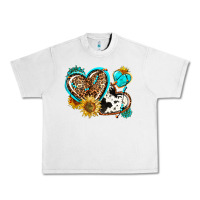 Lunar Rock western leopard pride  hearts Urban Heavy Tee - AdoDesignShop