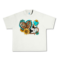 Pistachio western leopard pride  hearts Urban Heavy Tee - AdoDesignShop