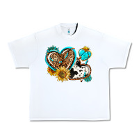 White western leopard pride  hearts Urban Heavy Tee - AdoDesignShop