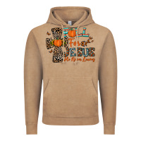 Vintage Coffee fall for jesus he never leaves Vintage Hoodie - CowhideDigitalArt
