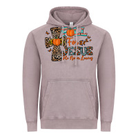 Vintage Zinc fall for jesus he never leaves Vintage Hoodie - CowhideDigitalArt