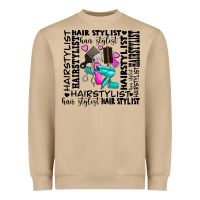 Mushroom hair stylist elementary Heavyweight Sweatshirt - AdoDesignShop