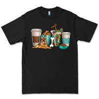Black german shepherd dog coffee cups Premium Tee - texasbilliewilder