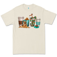 Bone german shepherd dog coffee cups Premium Tee - texasbilliewilder